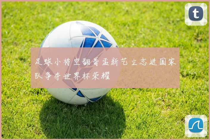 足球小将空翻哥孟新艺立志进国家队争夺世界杯荣耀